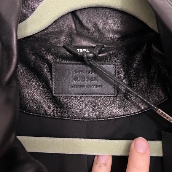 Rudsak Leather biker jacket(never worn) - Picture 4 of 10